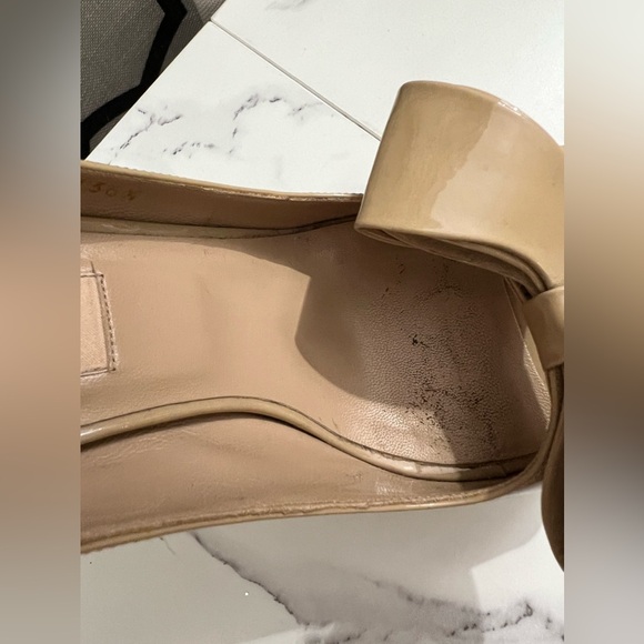 Valentino Garavani nude bow platform heels size 36.5 (gently used) - Picture 11 of 16